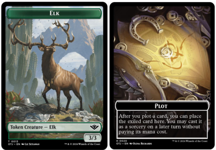 Elk (0013) // Plot (0020) Double-Sided Token